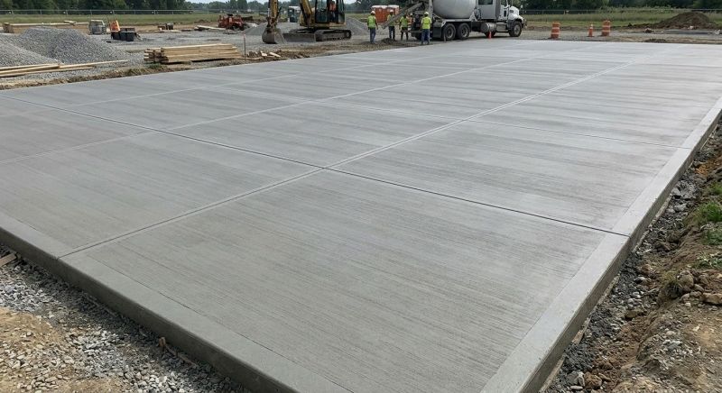 Commercial Slab Installation in Greenville, SC