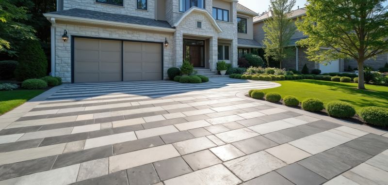 Plain Concrete Driveway